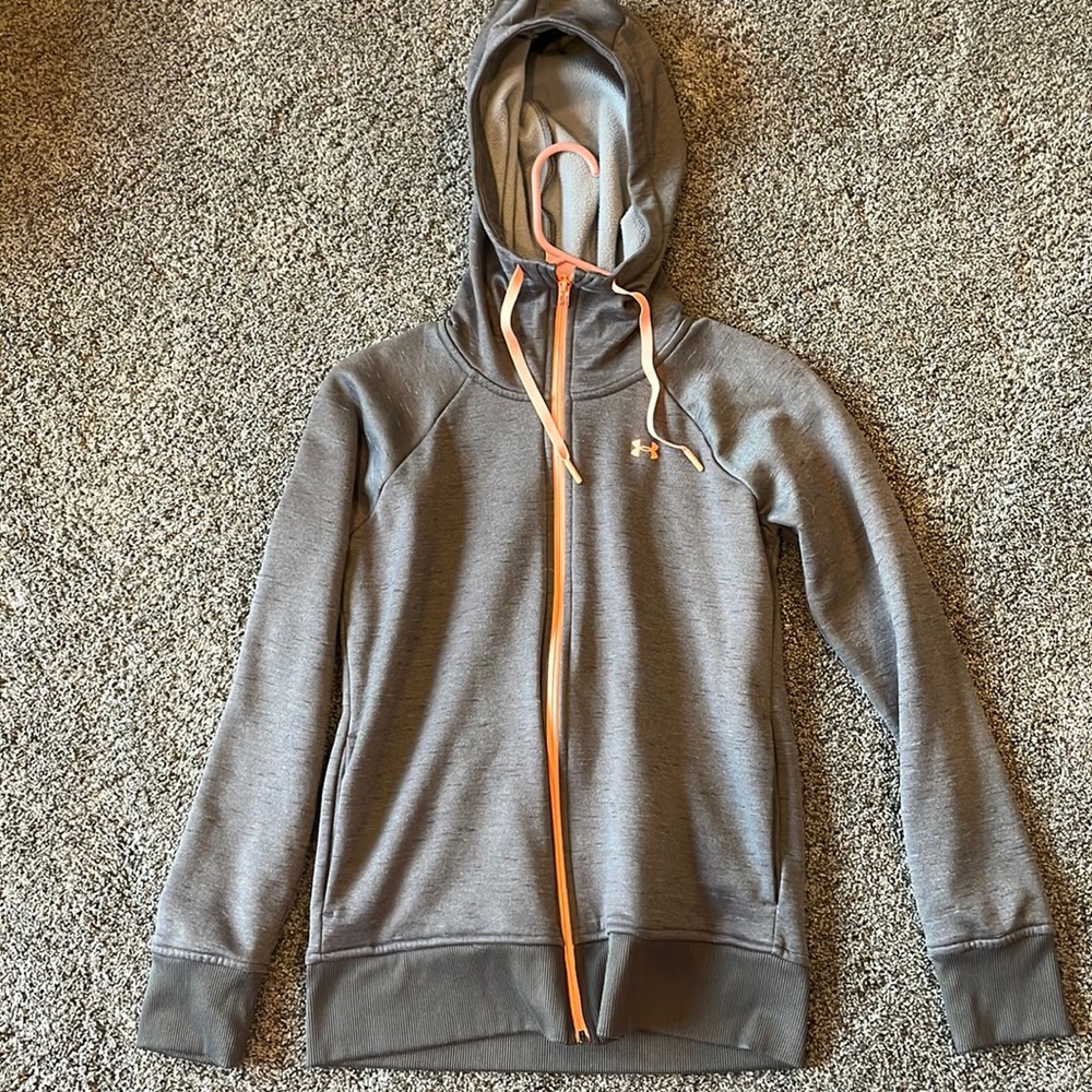 Women’s under armor zip up hoodie. Size xs